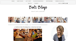 Desktop Screenshot of boltblogs.com